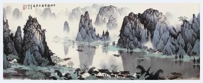 白雪石绘画作品《桂林山水》欣赏（100幅） | 书画知识