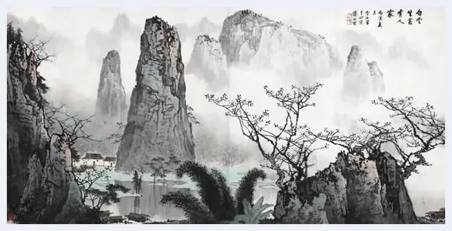 白雪石绘画作品《桂林山水》欣赏（100幅） | 书画知识