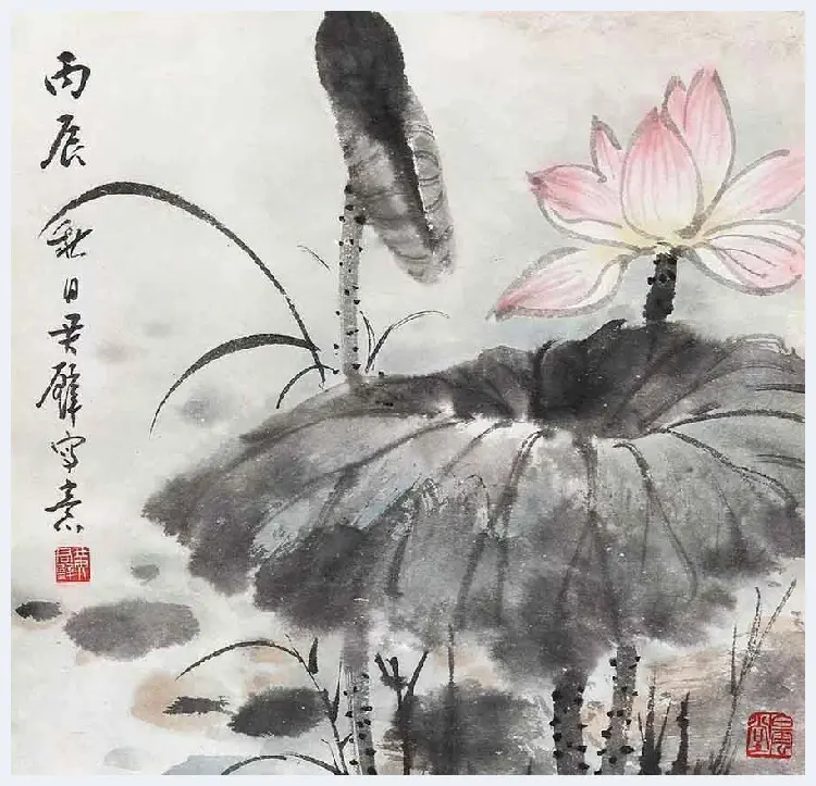 黄君璧荷花作品欣赏 | 书画讲解