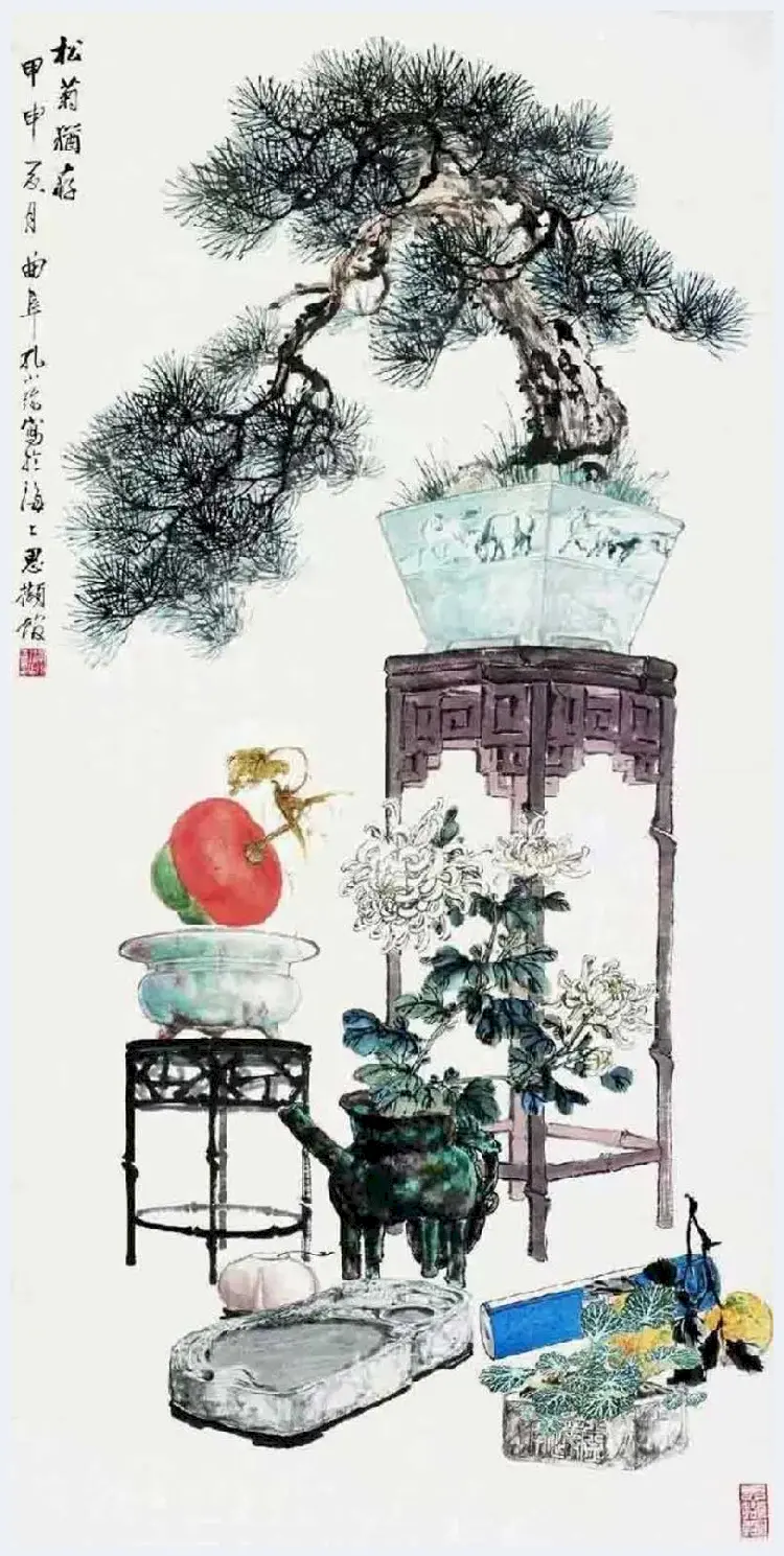 孔小瑜博古画欣赏 | 书画科普