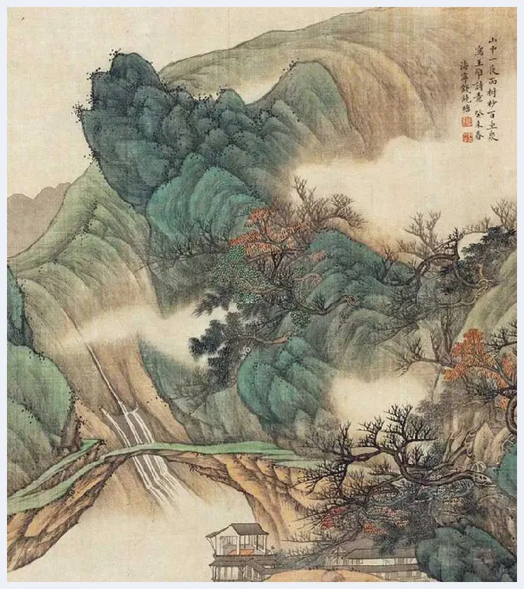 钱镜塘山水画作品欣赏 | 书画百科