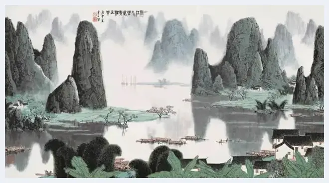 白雪石绘画作品《桂林山水》欣赏（100幅） | 书画知识