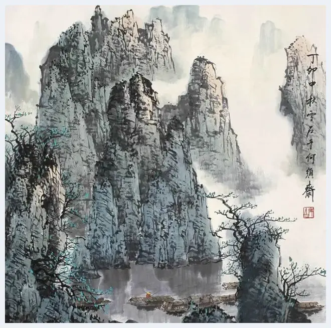 白雪石绘画作品《桂林山水》欣赏（100幅） | 书画知识