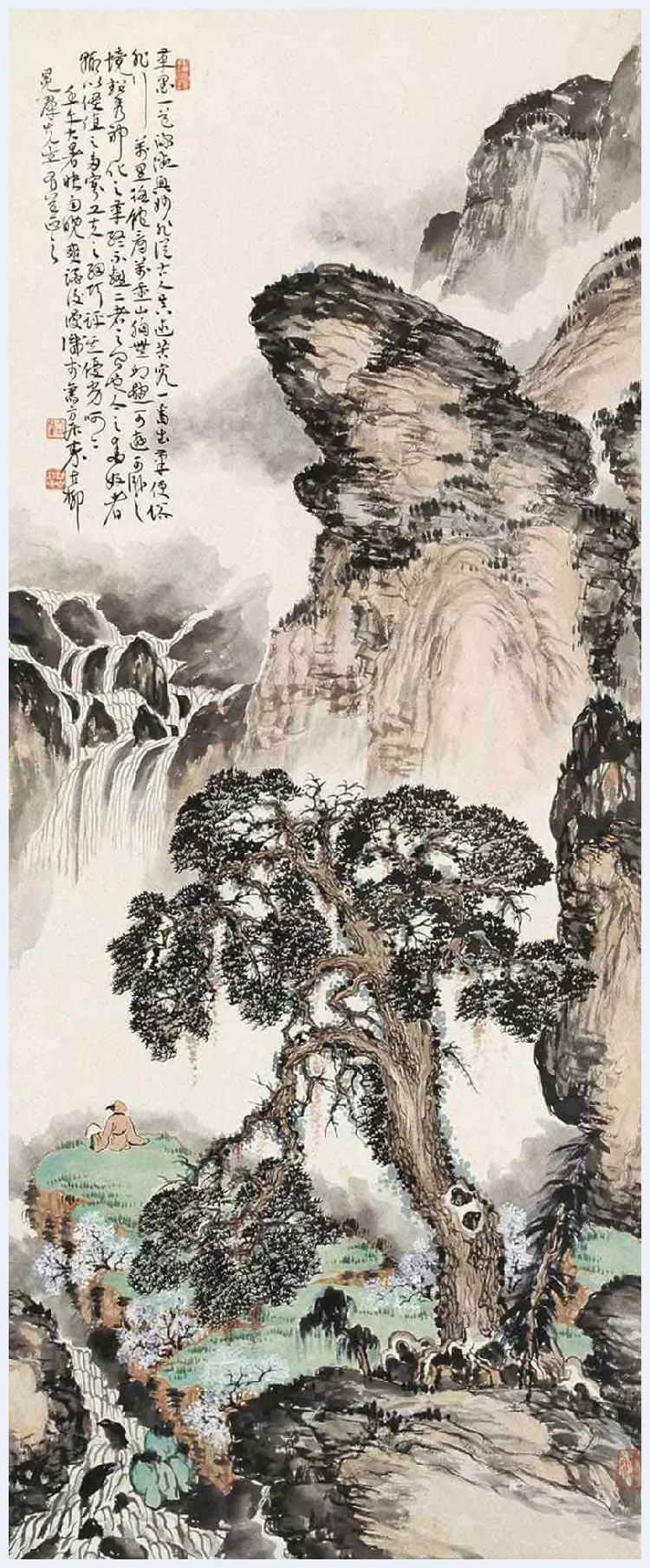 秦古柳山水画欣赏 | 书画百科