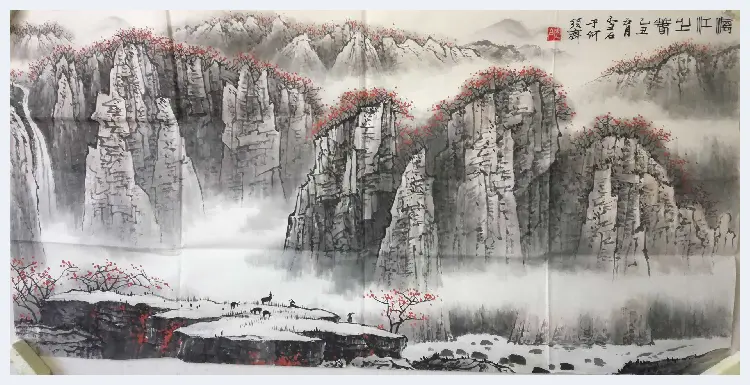 白雪石山水画《漓江之春》 | 国画鉴赏