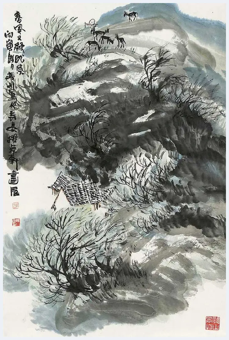 赵振川山水画作品欣赏 | 书画百科