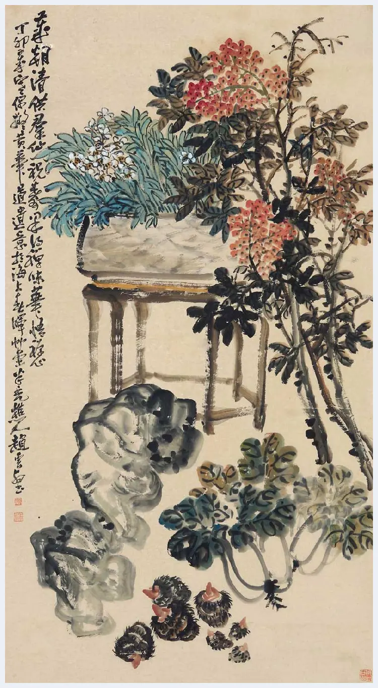 赵云壑花鸟画欣赏 | 书画常识