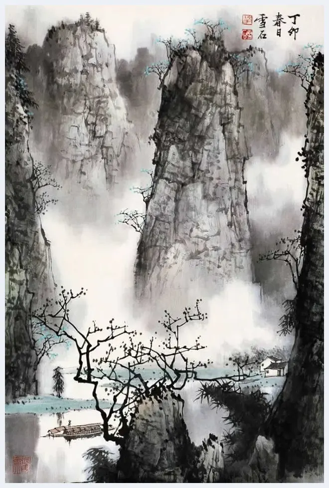 白雪石绘画作品《桂林山水》欣赏（100幅） | 书画知识