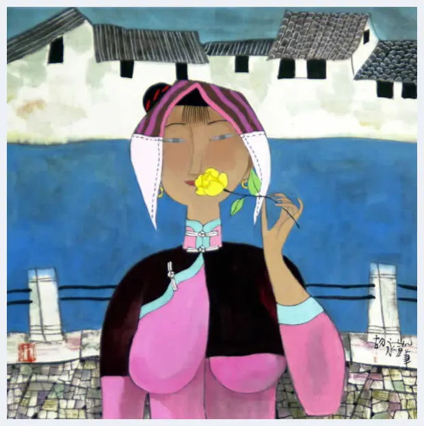 胡永凯作品欣赏-美人依旧 | 书画科普