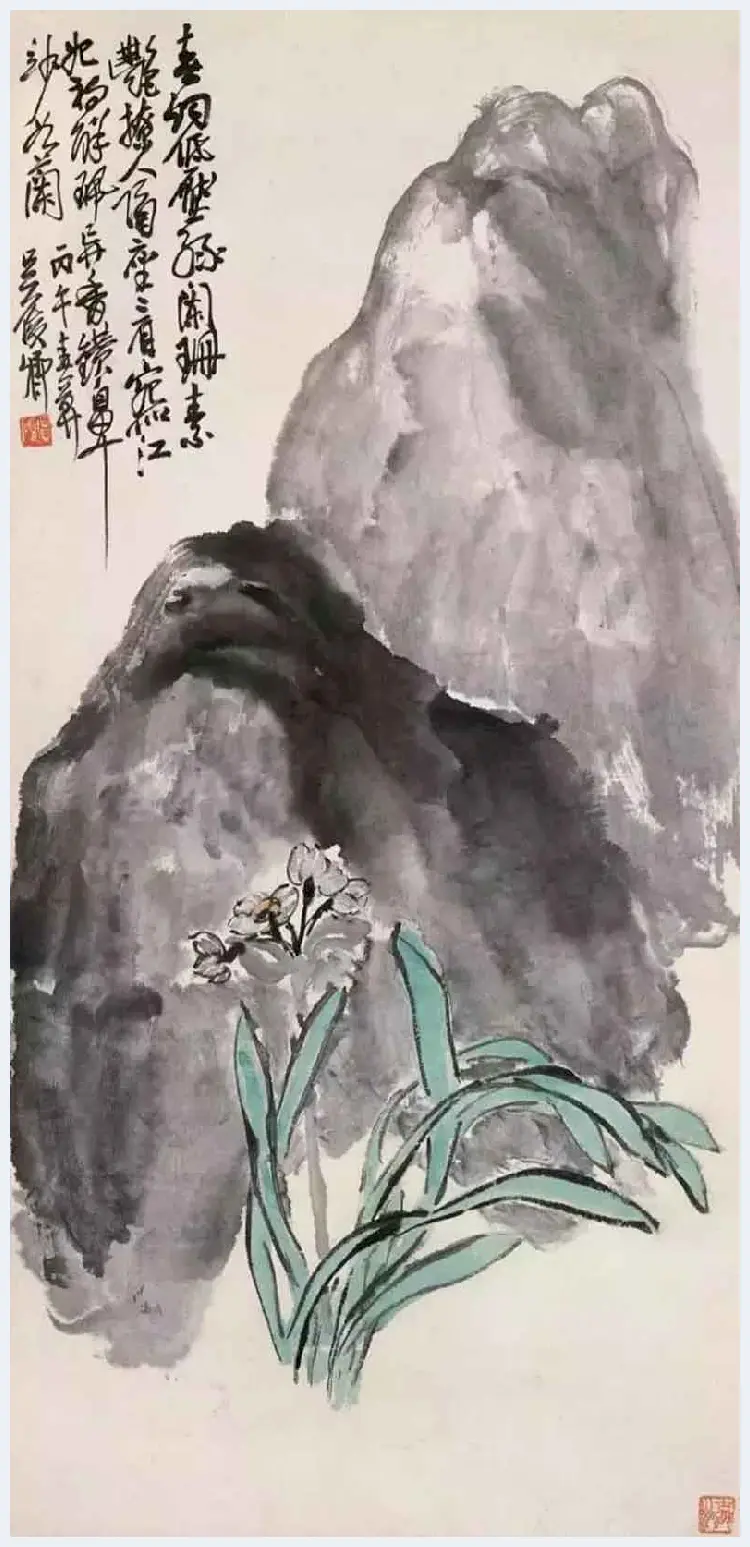 吴昌硕笔下的水仙，淡雅又清香四溢 | 书画科普