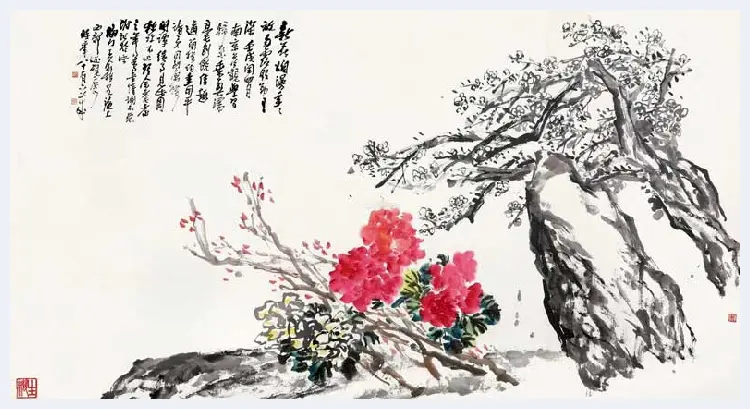 王个簃花鸟画作品欣赏 | 书画讲解