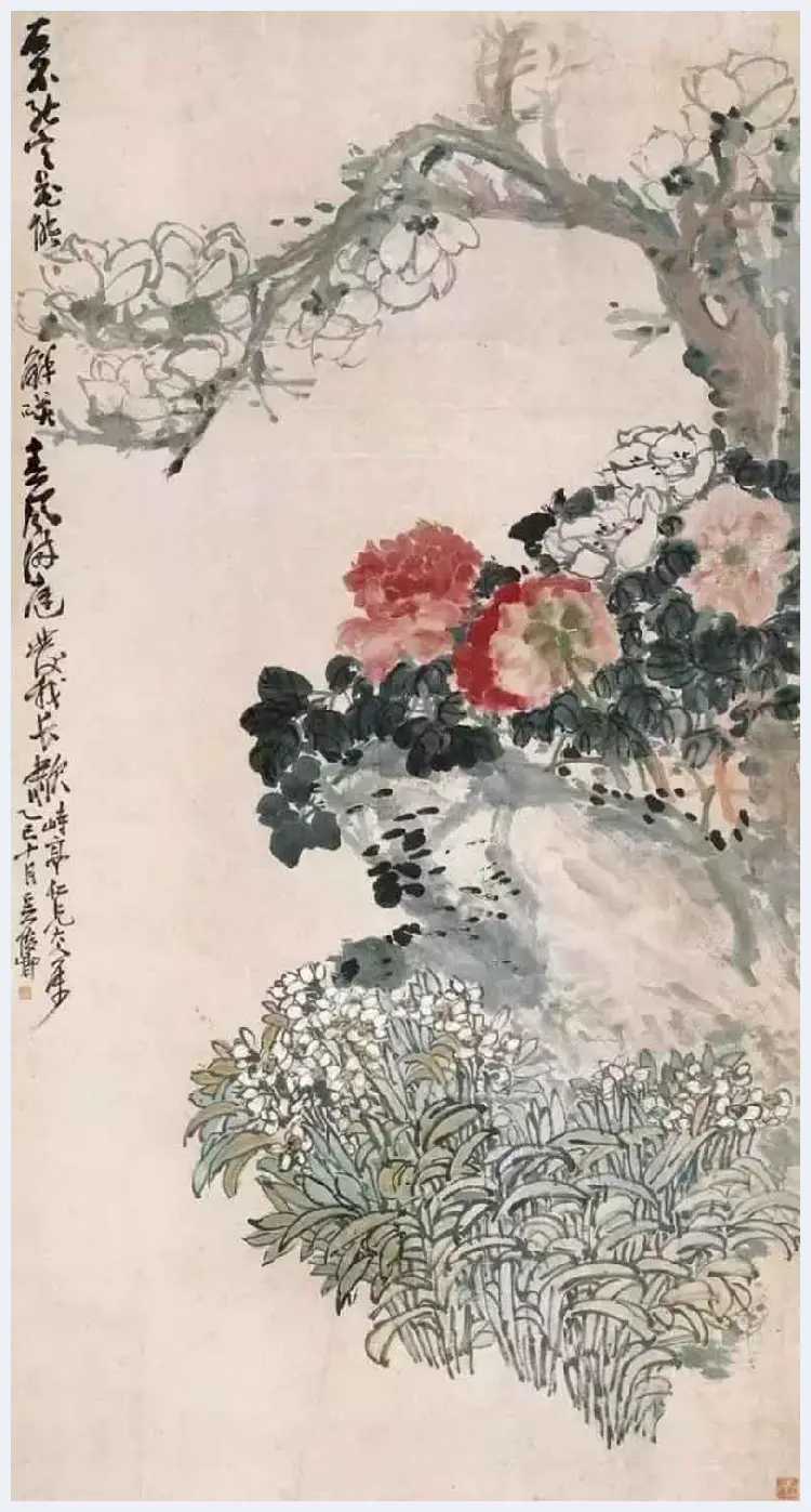吴昌硕笔下的水仙，淡雅又清香四溢 | 书画科普