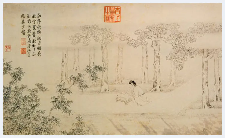 唐寅山水人物画（高清大图） | 著名国画图片