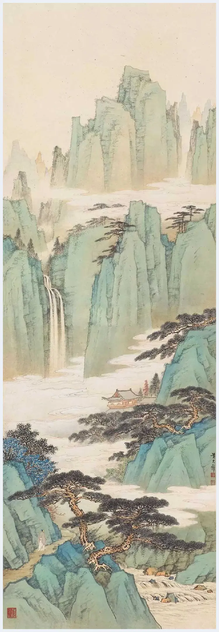 黄君璧山水画欣赏 | 书画知识