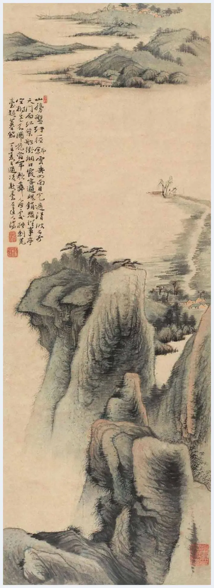 石涛山水画精品欣赏 | 书画知识