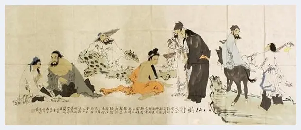 范曾国画作品《竹林幽兴》 | 国画赏析