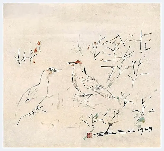 赵无极早期画作欣赏 | 书画资料