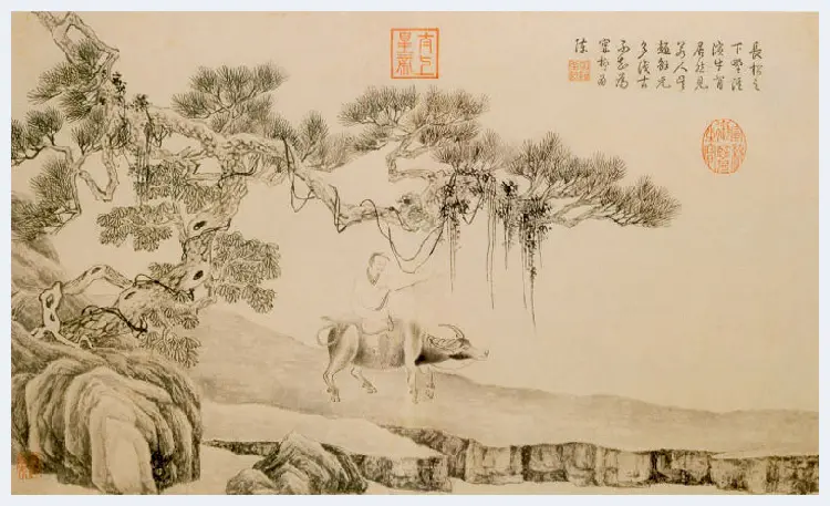 唐寅山水人物画（高清大图） | 著名国画图片