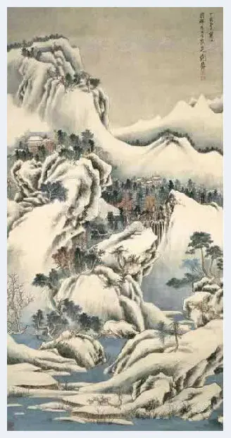 谢稚柳笔下的雪景山水 | 书画文摘