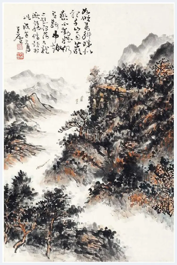 余任天山水画作品欣赏 | 书画文摘