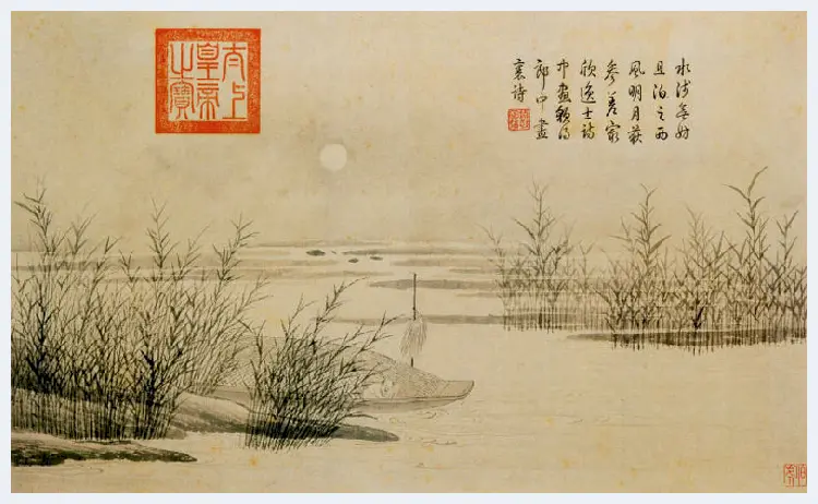 唐寅山水人物画（高清大图） | 著名国画图片