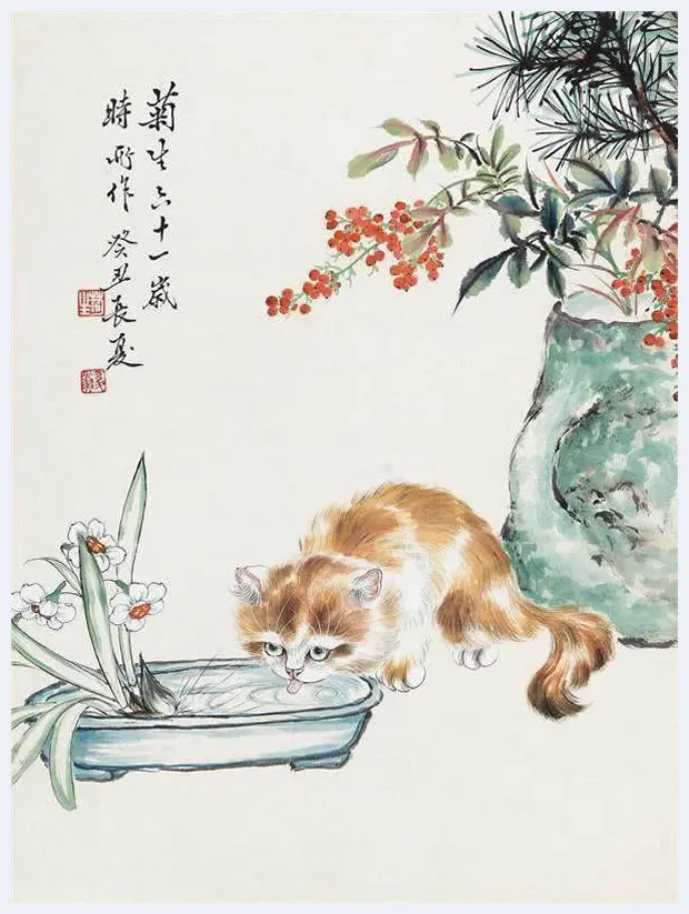 物理老师业余画猫，人称猫王！ | 书画学堂