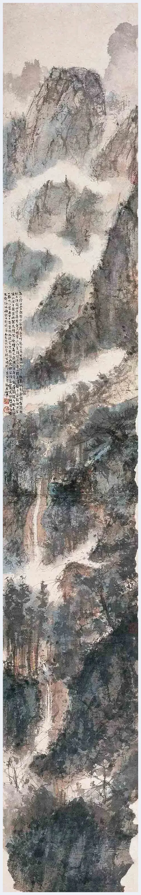 傅抱石等金陵五大家山水画作品欣赏 | 书画百科