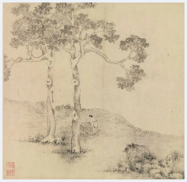 文徵明书画《山水诗画册》图赏 | 传世国画作品