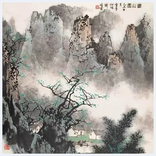 白雪石绘画作品《桂林山水》欣赏（100幅） | 书画知识