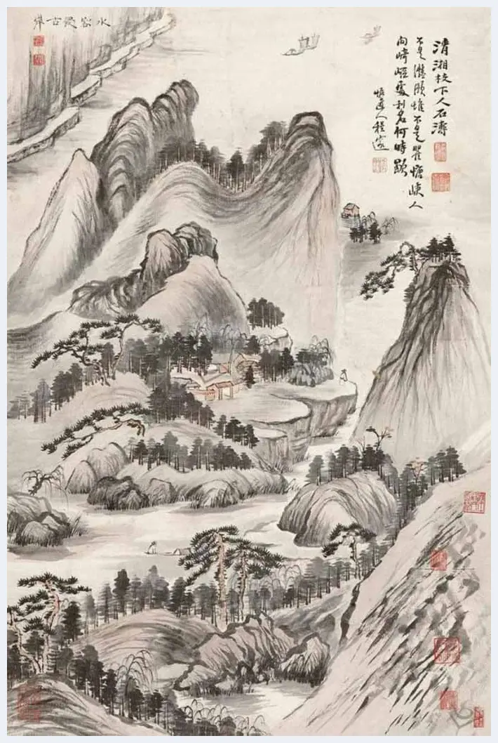 石涛山水画精品欣赏 | 书画知识