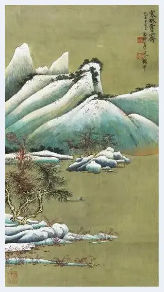 谢稚柳笔下的雪景山水 | 书画文摘