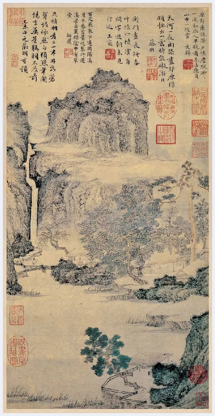 文徵明《绿荫草堂图》图赏 | 传世国画作品