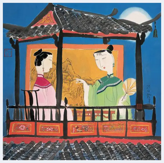 胡永凯作品欣赏-美人依旧 | 书画科普