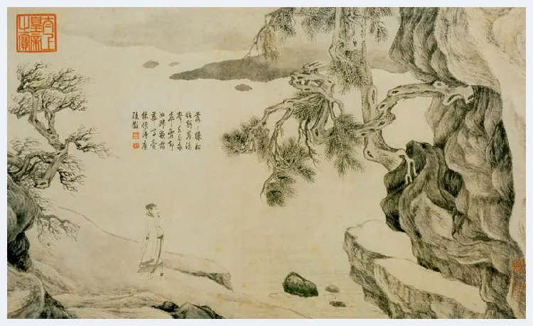 唐寅山水人物画（高清大图） | 著名国画图片