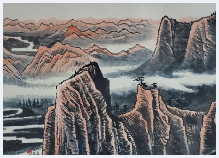 永恒的经典—李可染史诗级巨制《长征》 | 国画作品