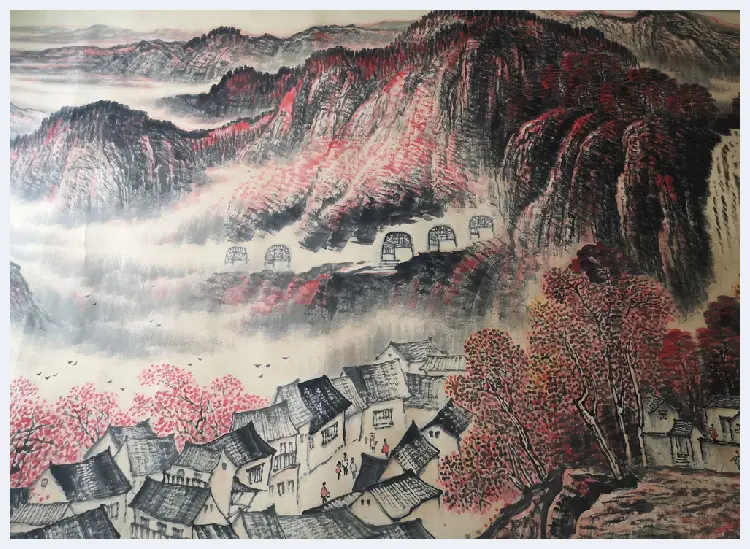 石鲁馆级藏品《陕北金秋》，史诗般经典力作 | 国画鉴赏