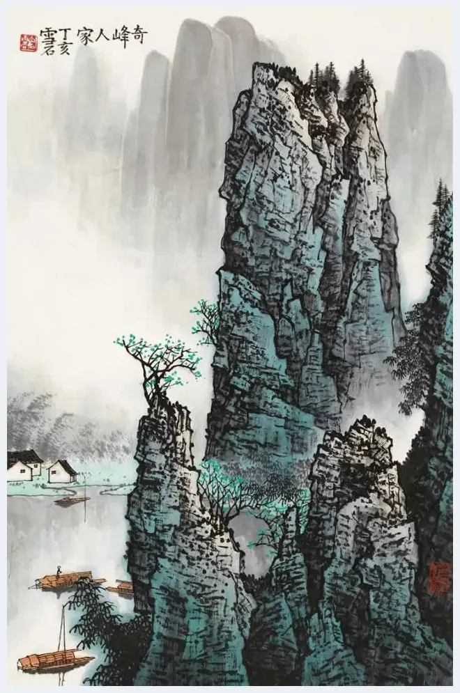 白雪石绘画作品《桂林山水》欣赏（100幅） | 书画知识