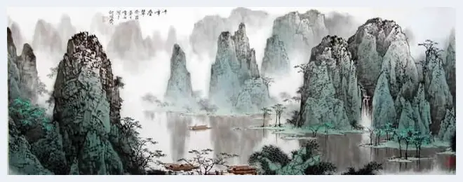 白雪石绘画作品《桂林山水》欣赏（100幅） | 书画知识