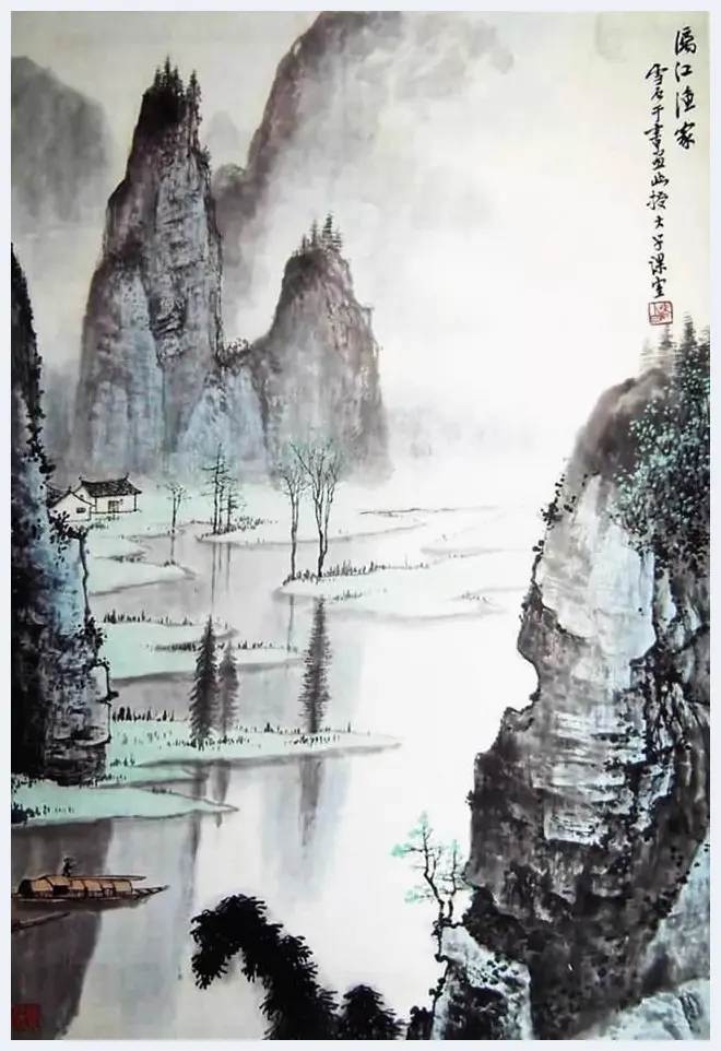 白雪石绘画作品《桂林山水》欣赏（100幅） | 书画知识