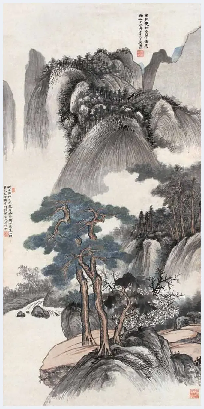 吴湖帆山水画，雅腴灵秀、清韵缜丽 | 书画常识