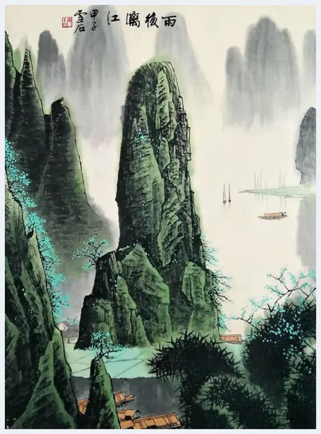 白雪石绘画作品《桂林山水》欣赏（100幅） | 书画知识