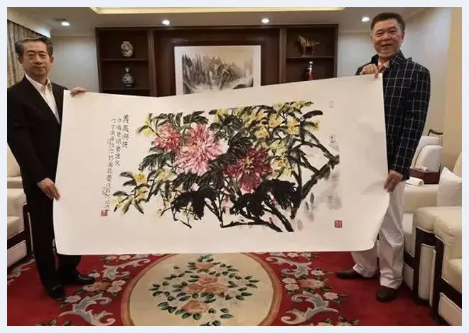 何水法书画作品增色中柬建交60周年庆典 | 书画百科