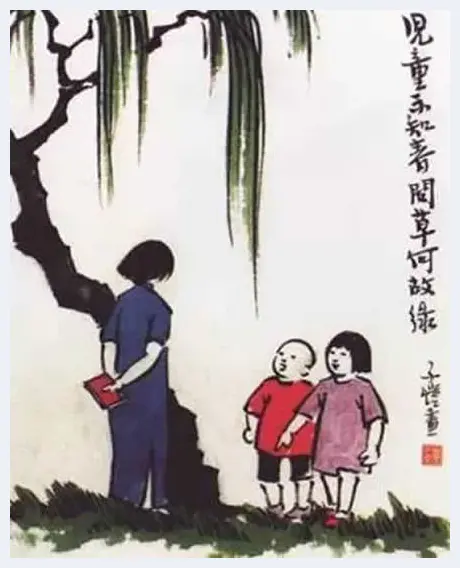 丰子恺的儿童漫画作品 | 书画学堂