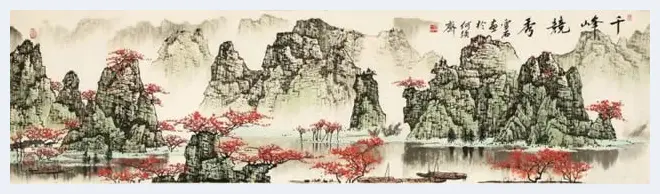 白雪石绘画作品《桂林山水》欣赏（100幅） | 书画知识