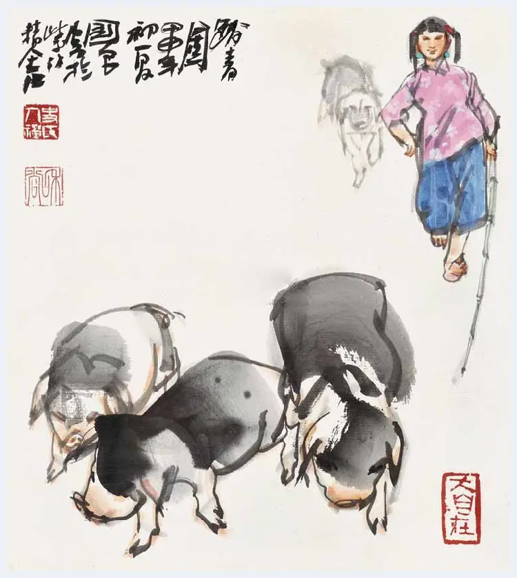 史国良画猪作品欣赏 | 书画知识