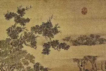 传世国画作品 | 丁观鹏《乾隆皇帝洗象图轴》高清古画欣赏