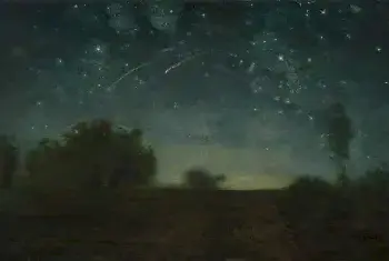 世界名画鉴赏 | 米勒名画《星夜》欣赏