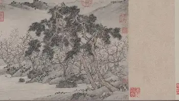 传世国画作品 | 文徵明《桃源问津图》图赏