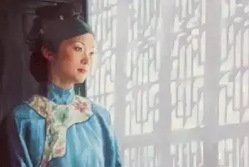 书画讲解 | 陈逸鸣笔下的女人，也极具东方神韵！